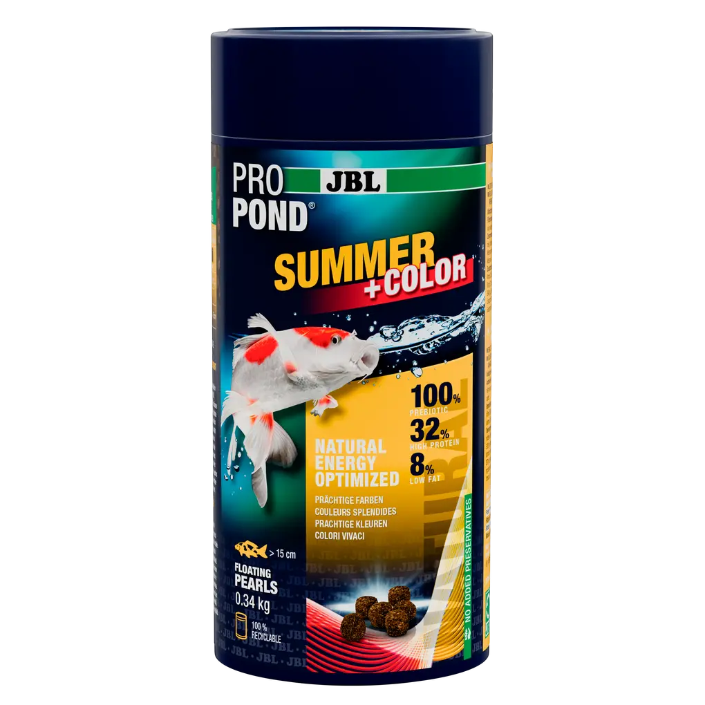 Aliment d'été pour poisson JBL Propond Summer + Color 0,34 kg